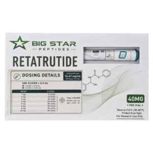 Bigstar Retatrutide pen 40mg box