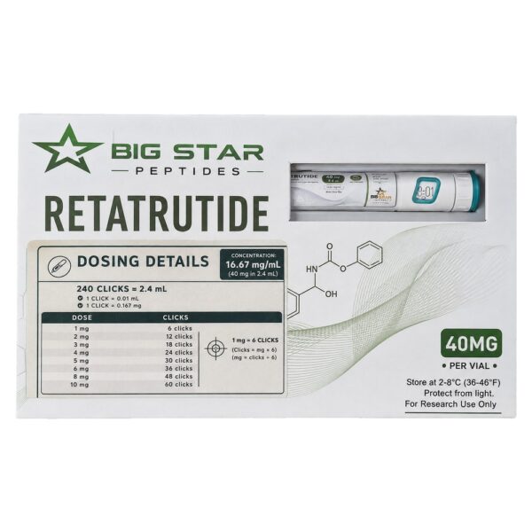 Bigstar Retatrutide pen 40mg box